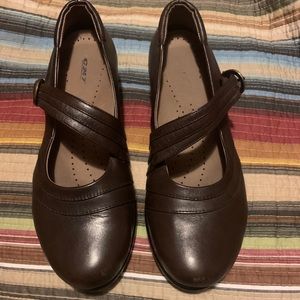 Size 12 Brown Mary Janes from Walking Company